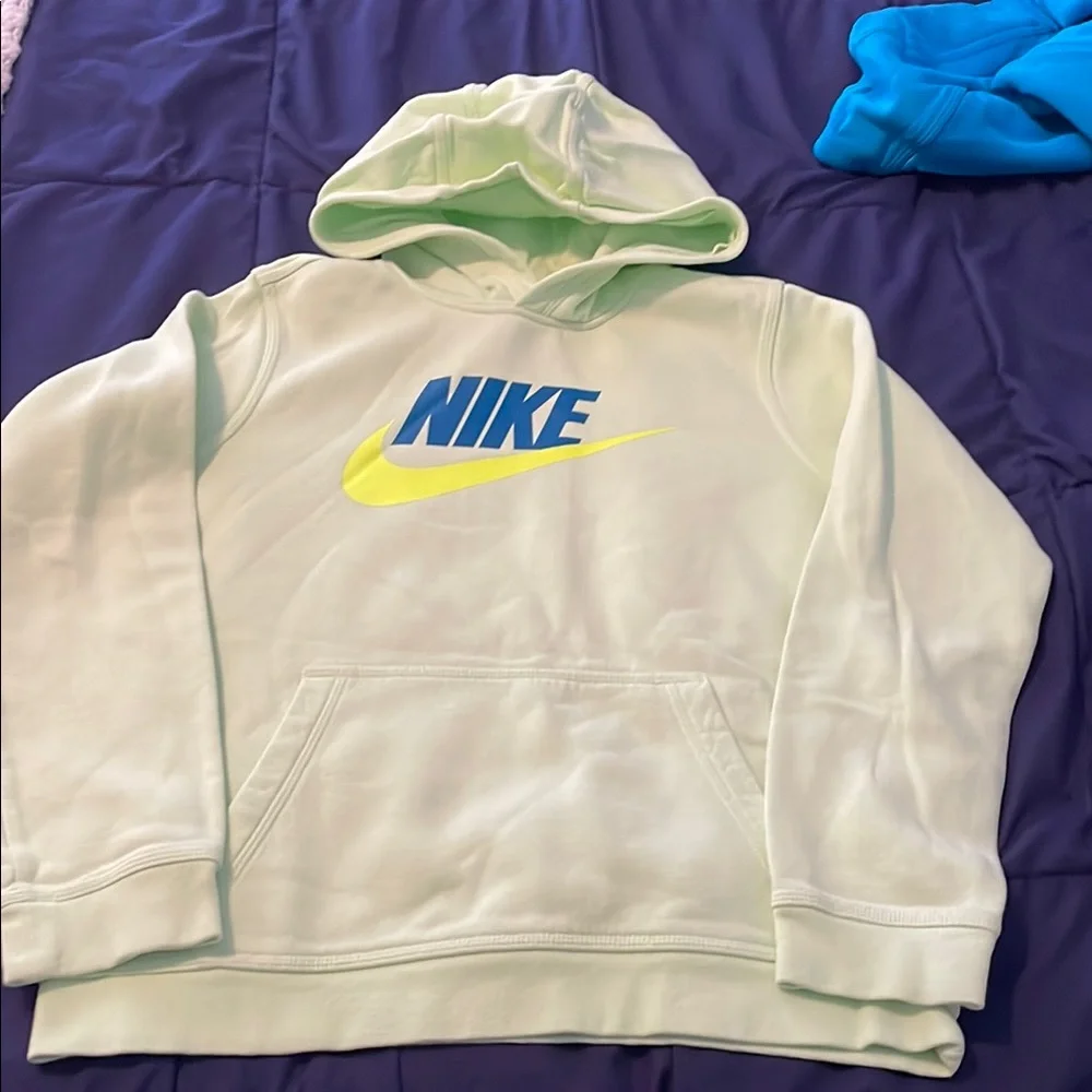 Nike Kids Sweatshirts in Mint, Lime, and Teal - Picture 5 of 12